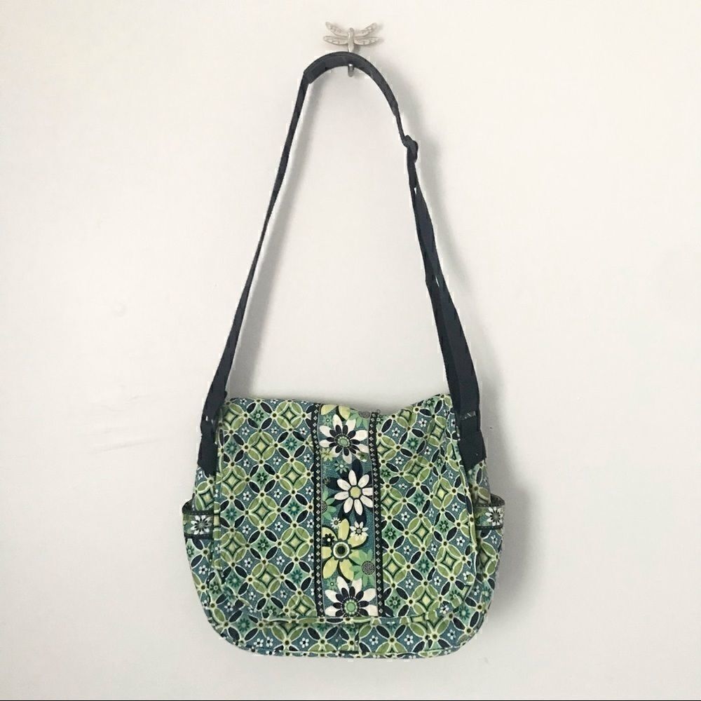 Vera Bradley Daisy Daisy messenger diaper bag